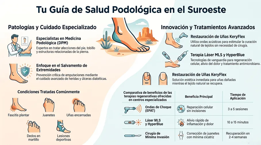 Cuidado podológico en Nuevo México