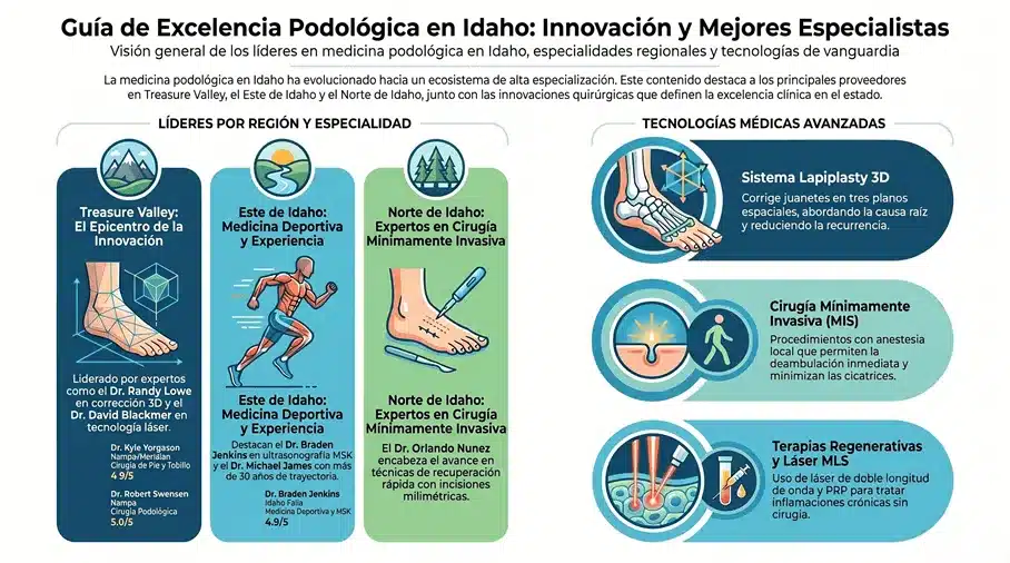 Especialistas en podología en Idaho