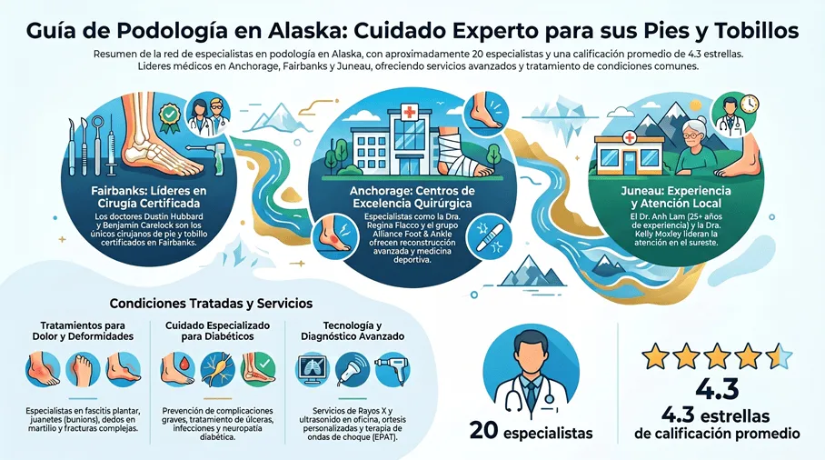 Tratamientos de podología en Alaska