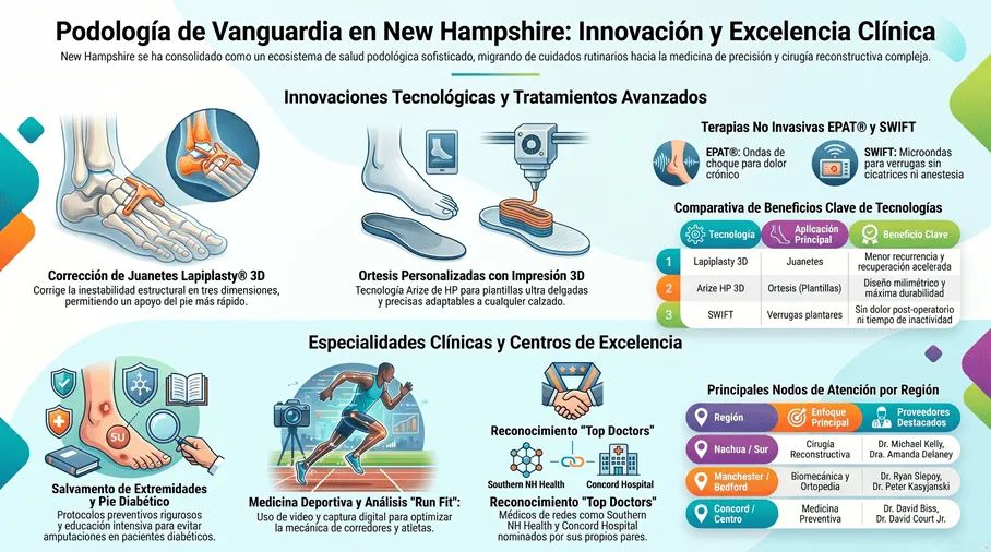 Podología en New Hampshire