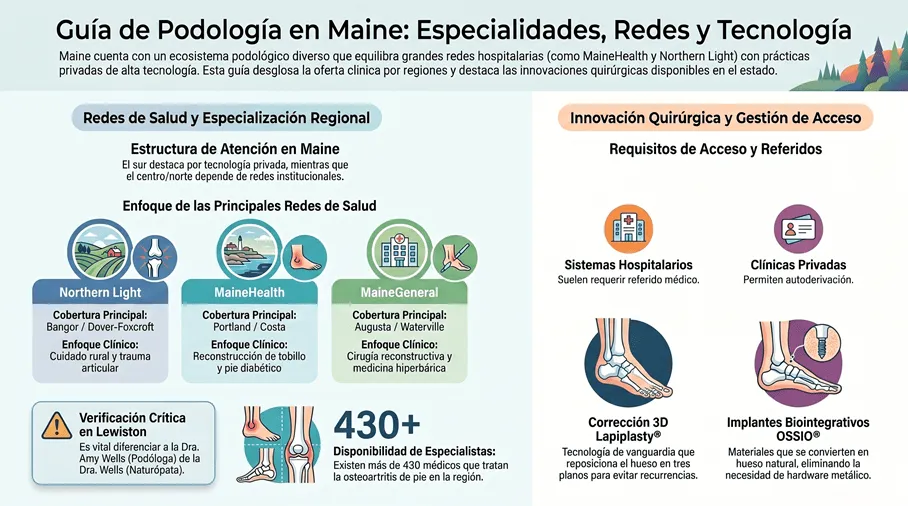 Podólogos cerca de mi en Maine